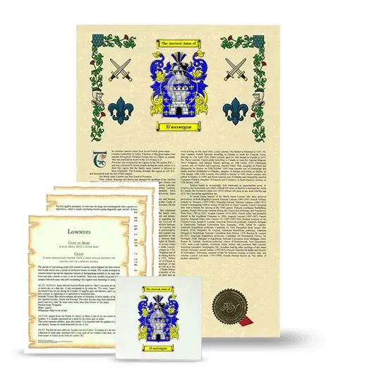 D'auvergne Armorial, Symbolism and Large Ceramic Tile