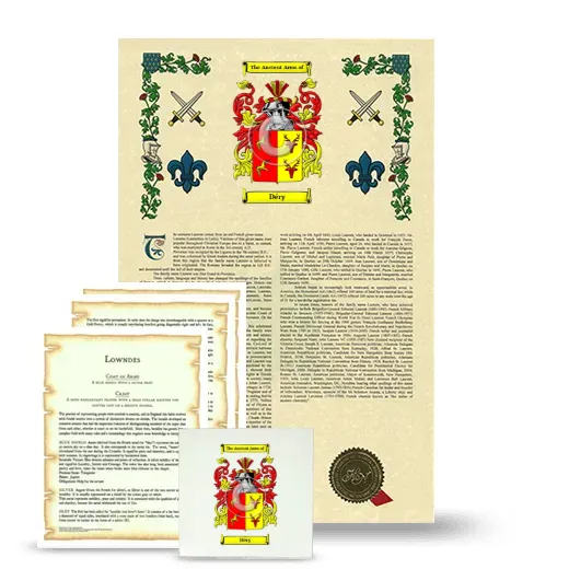 Déry Armorial, Symbolism and Large Ceramic Tile