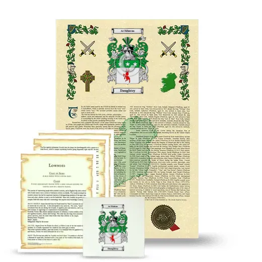 Daughtry Armorial, Symbolism and Large Ceramic Tile