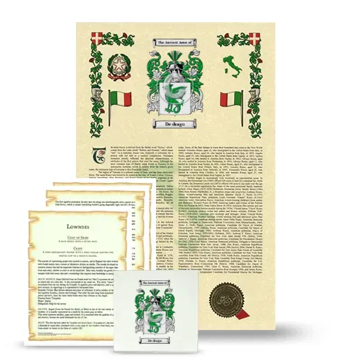 De drago Armorial, Symbolism and Large Ceramic Tile