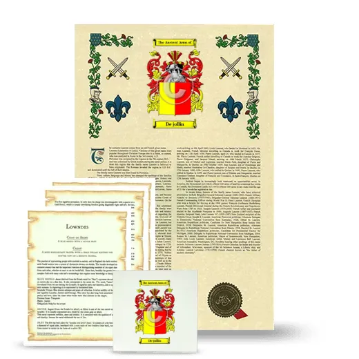 De jollin Armorial, Symbolism and Large Ceramic Tile