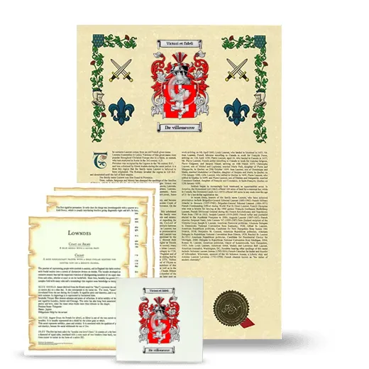 De villeneuve Armorial, Symbolism and Large Ceramic Tile