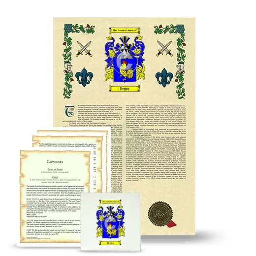 Degay Armorial, Symbolism and Large Ceramic Tile