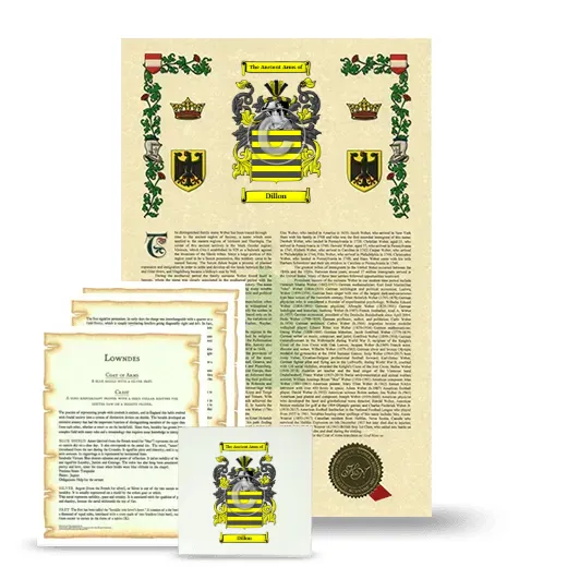 Dillon Armorial, Symbolism and Large Ceramic Tile