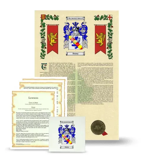 Doxey Armorial, Symbolism and Large Ceramic Tile