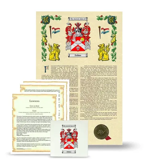 Dubon Armorial, Symbolism and Large Ceramic Tile