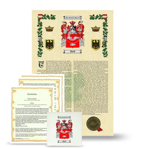 Elbell Armorial, Symbolism and Large Ceramic Tile