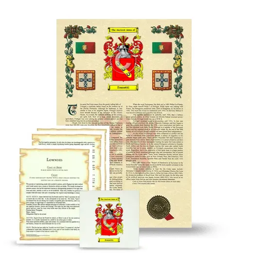 Ferretti Armorial, Symbolism and Large Ceramic Tile