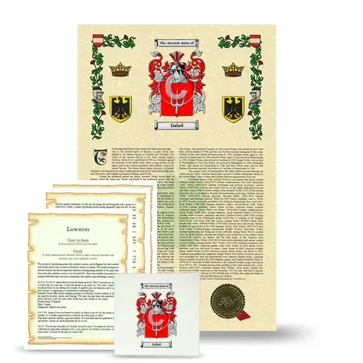 Gabel Armorial, Symbolism and Large Ceramic Tile