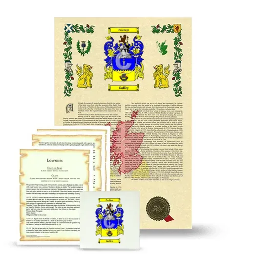 Gaffey Armorial, Symbolism and Large Ceramic Tile