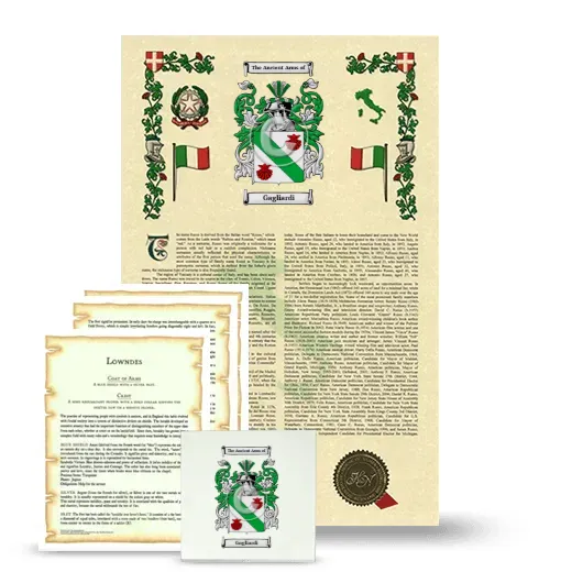 Gagliardi Armorial, Symbolism and Large Ceramic Tile