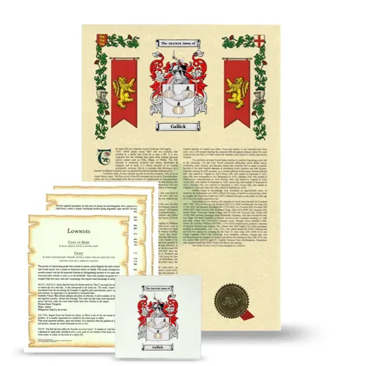 Gallick Armorial, Symbolism and Large Ceramic Tile