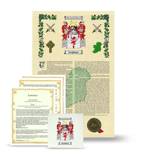 Geoghegan Armorial, Symbolism and Large Ceramic Tile