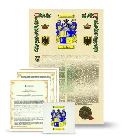 Gershaw Armorial, Symbolism and Large Ceramic Tile