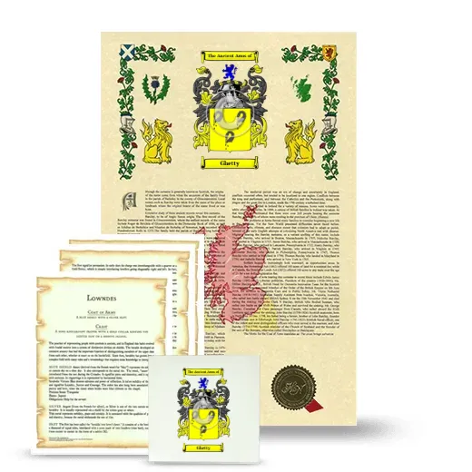 Ghetty Armorial, Symbolism and Large Ceramic Tile