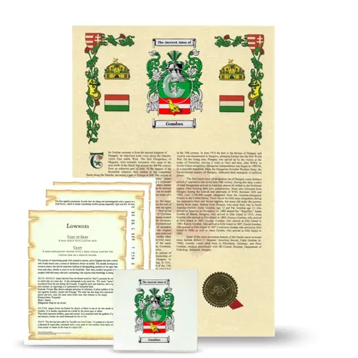 Gombas Armorial, Symbolism and Large Ceramic Tile