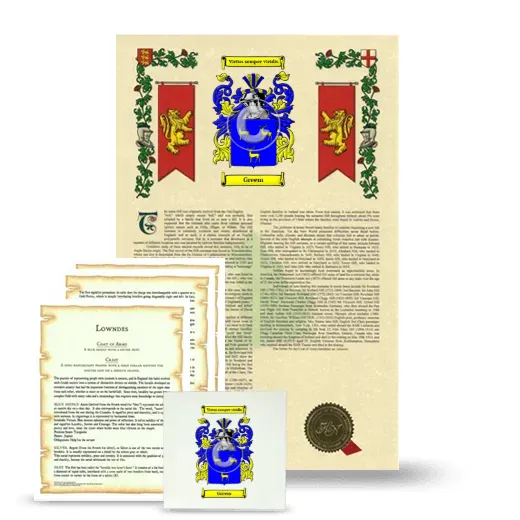 Greem Armorial, Symbolism and Large Ceramic Tile