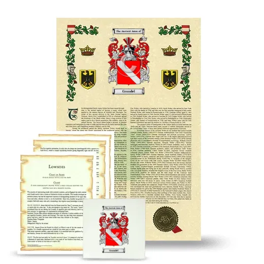 Grundel Armorial, Symbolism and Large Ceramic Tile