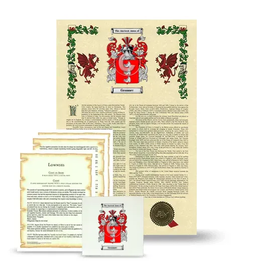 Grunner Armorial, Symbolism and Large Ceramic Tile