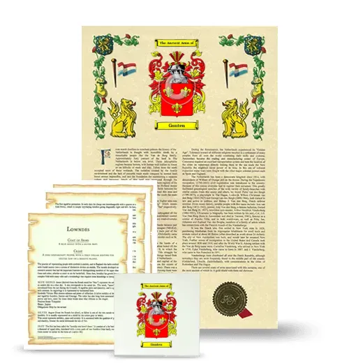 Gunten Armorial, Symbolism and Large Ceramic Tile