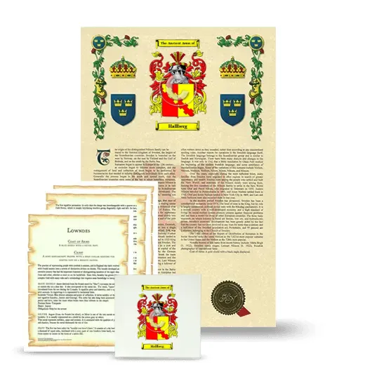 Hallberg Armorial, Symbolism and Large Ceramic Tile