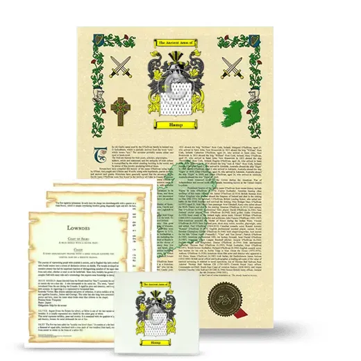 Hamp Armorial, Symbolism and Large Ceramic Tile