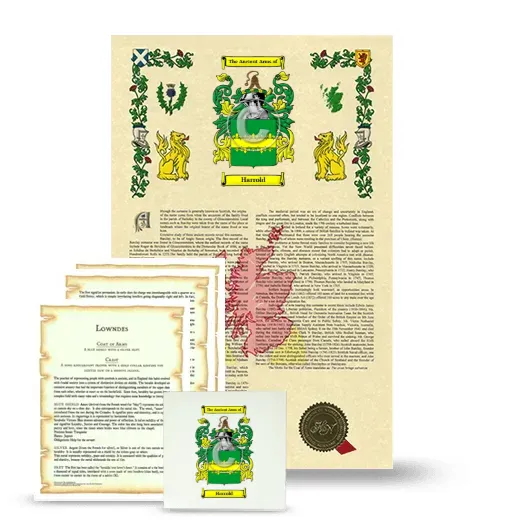 Harrold Armorial, Symbolism and Large Ceramic Tile