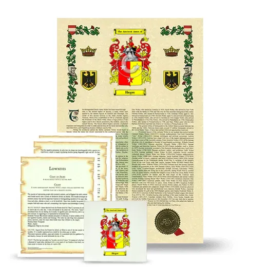 Heger Armorial, Symbolism and Large Ceramic Tile