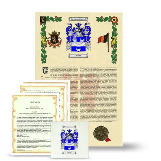 Heidi Armorial, Symbolism and Large Ceramic Tile