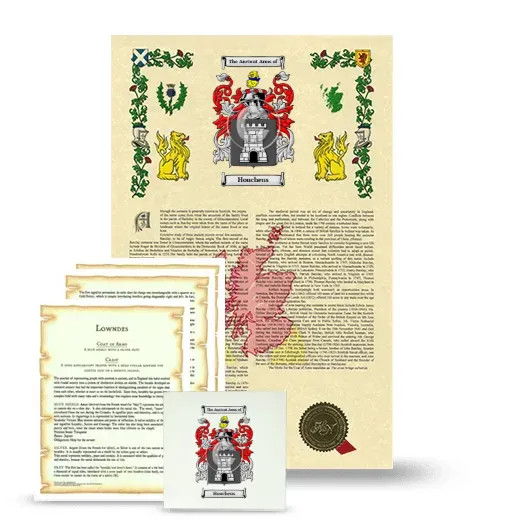 Houchens Armorial, Symbolism and Large Ceramic Tile