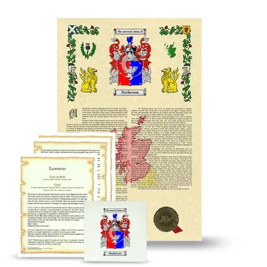 Hucherson Armorial, Symbolism and Large Ceramic Tile