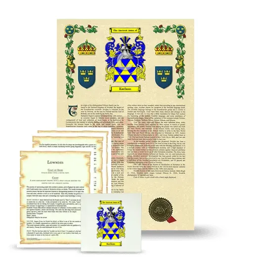 Karlson Armorial, Symbolism and Large Ceramic Tile