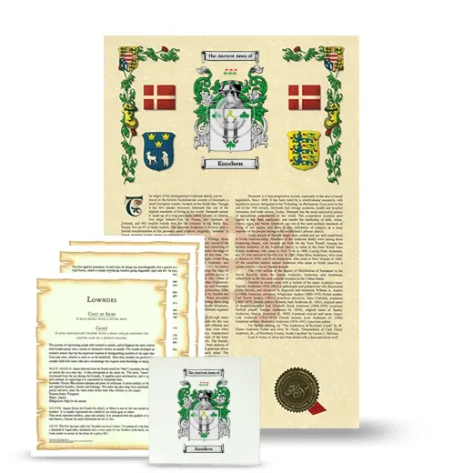 Knudsen Armorial, Symbolism and Large Ceramic Tile