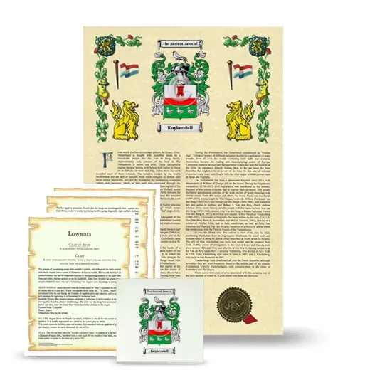 Kuykendall Armorial, Symbolism and Large Ceramic Tile