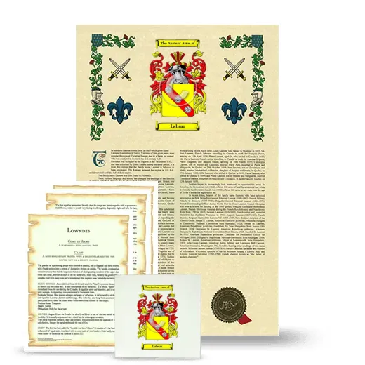 Labarr Armorial, Symbolism and Large Ceramic Tile