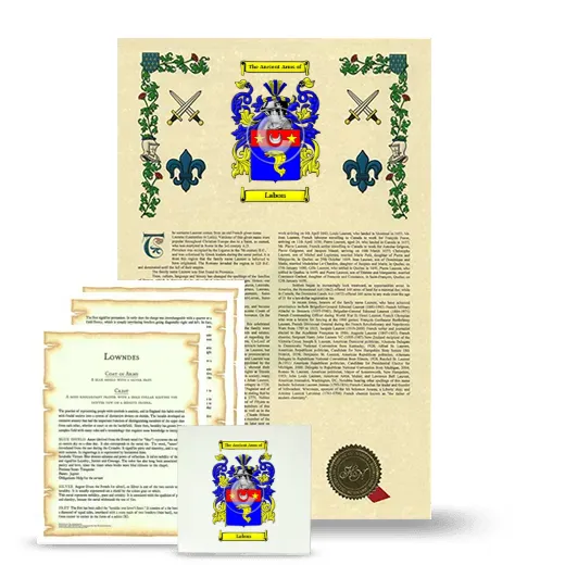 Labon Armorial, Symbolism and Large Ceramic Tile