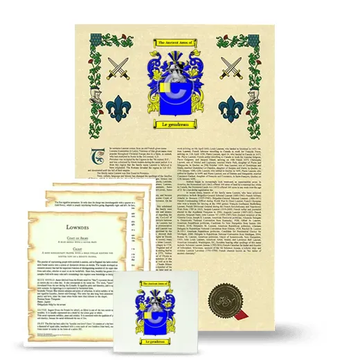 Le gendreau Armorial, Symbolism and Large Ceramic Tile