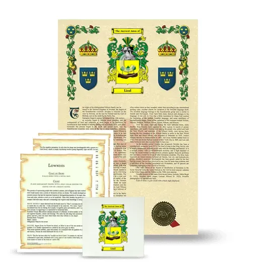 Lind Armorial, Symbolism and Large Ceramic Tile