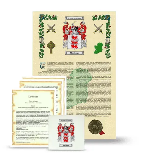 MacHann Armorial, Symbolism and Large Ceramic Tile