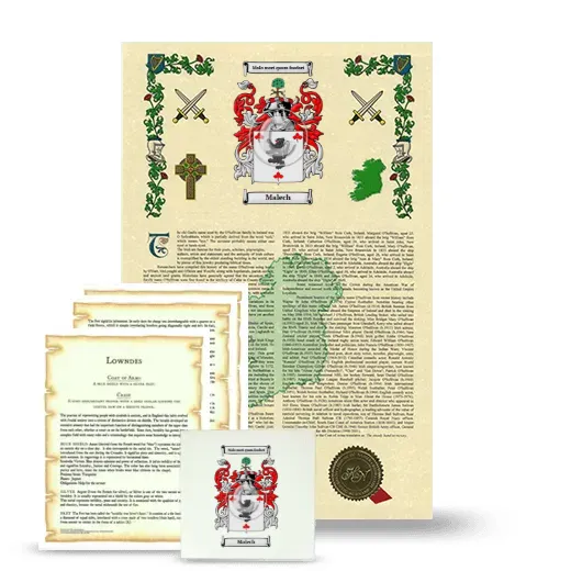 Malech Armorial, Symbolism and Large Ceramic Tile