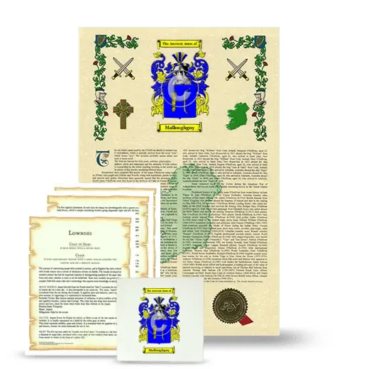 Malloughgny Armorial, Symbolism and Large Ceramic Tile