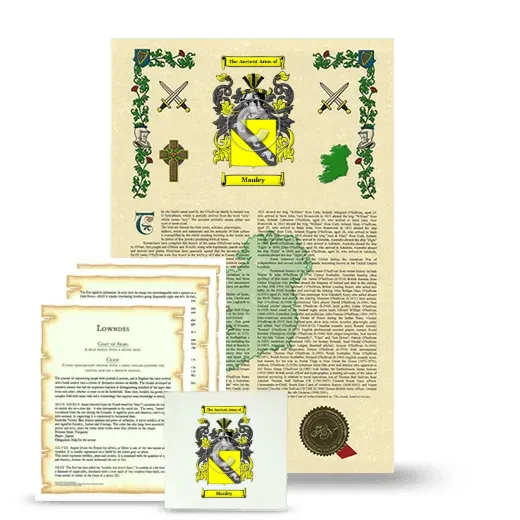 Manley Armorial, Symbolism and Large Ceramic Tile