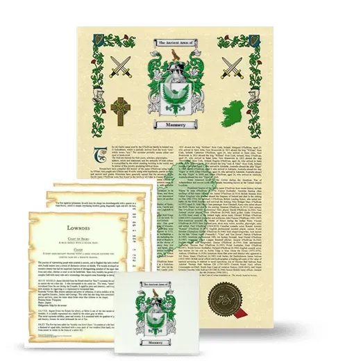 Mannery Armorial, Symbolism and Large Ceramic Tile