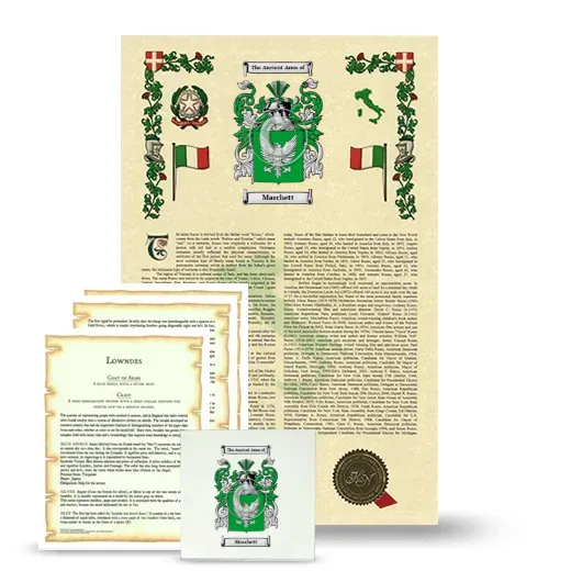 Marchett Armorial, Symbolism and Large Ceramic Tile