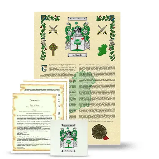 McGarrity Armorial, Symbolism and Large Ceramic Tile