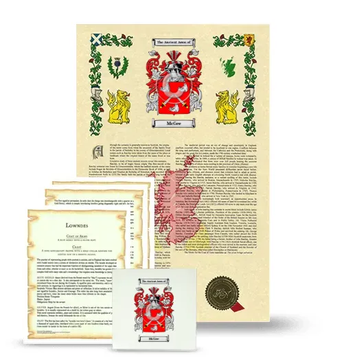 McGee Armorial, Symbolism and Large Ceramic Tile