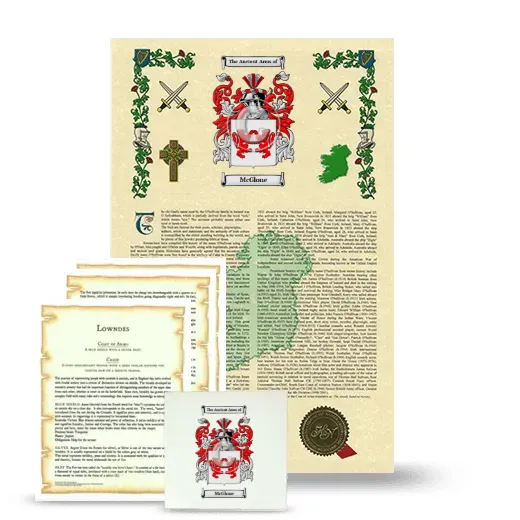 McGlone Armorial, Symbolism and Large Ceramic Tile