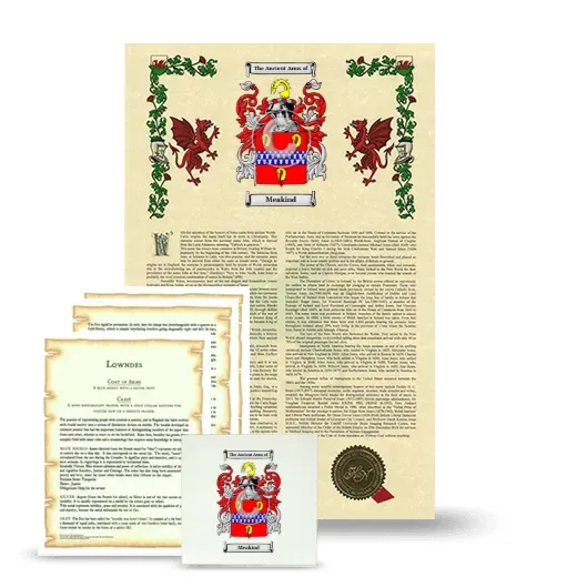 Meakind Armorial, Symbolism and Large Ceramic Tile