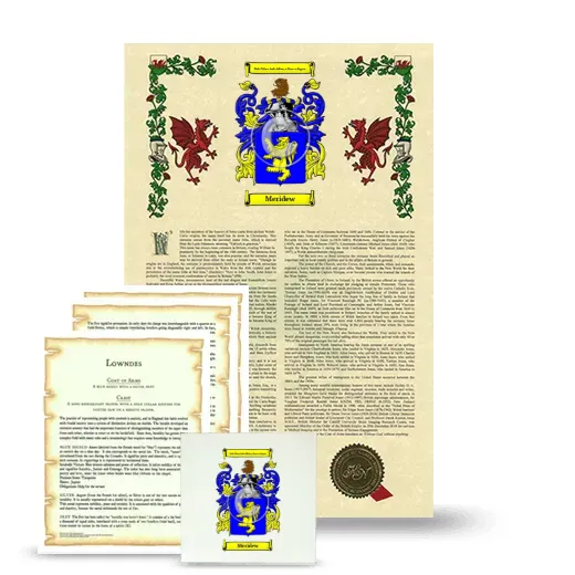 Meridew Armorial, Symbolism and Large Ceramic Tile