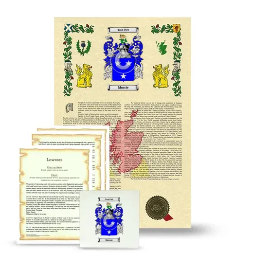 Murrie Armorial, Symbolism and Large Ceramic Tile
